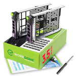 2 - PACK 3.5" Hard Drive Caddy - Dell Poweredge 0KG1CH Compatible - WORKDONE.GLOBAL