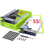 2 - PACK 3.5" Hard Drive Caddy - Dell Poweredge WH5D2 0Y796F 0X7K8W Compatible - WORKDONE.GLOBAL