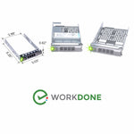 3 - PACK 2.5" Hard Drive Caddy - Dell Poweredge 0G176J Compatible - WORKDONE.GLOBAL