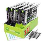 WORKDONE 4-PACK 3.5" Hard Drive Caddy - Dell Poweredge 0KG1CH Compatible