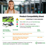 WORKDONE .S ドライブキャディ 4個パック 互換性一覧表および対応サーバーモデル