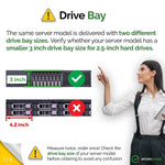 WORKDONE 12 Pacote de 2,5 polegadas de Hard Drive Caddy para Dell PowerEdge  Servidores