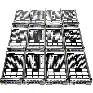 WORKDONE Paquete de 12 - Cadenas de discos duros de 3,5" 0F238F - Compatible con Dell PowerEdge  Servidores seleccionados de 11-13ª generación