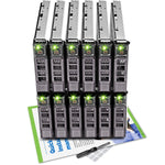 12 - PACK 3.5" Hard Drive Caddy - Dell Poweredge 0KG1CH Compatible - WORKDONE.GLOBAL