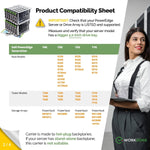 12 - PACK 3.5" Hard Drive Caddy - Dell Poweredge 0KG1CH Compatible - WORKDONE.GLOBAL