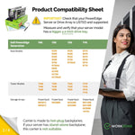 2 - PACK 3.5" Hard Drive Caddy - Dell Poweredge 0KG1CH Compatible - WORKDONE.GLOBAL