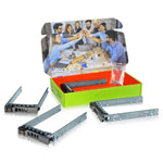 4 - PACK 2.5" Hard Drive Caddy - Dell Poweredge 0G176J Compatible - WORKDONE.GLOBAL