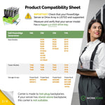 4 - PACK 3.5" Hard Drive Caddy - Dell Poweredge 0KG1CH Compatible - WORKDONE.GLOBAL